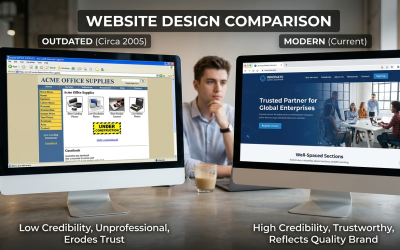 Why Outdated Business Websites Affect Brand Credibility