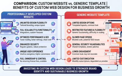 Why Businesses Should Choose a Custom Website Over Website Templates